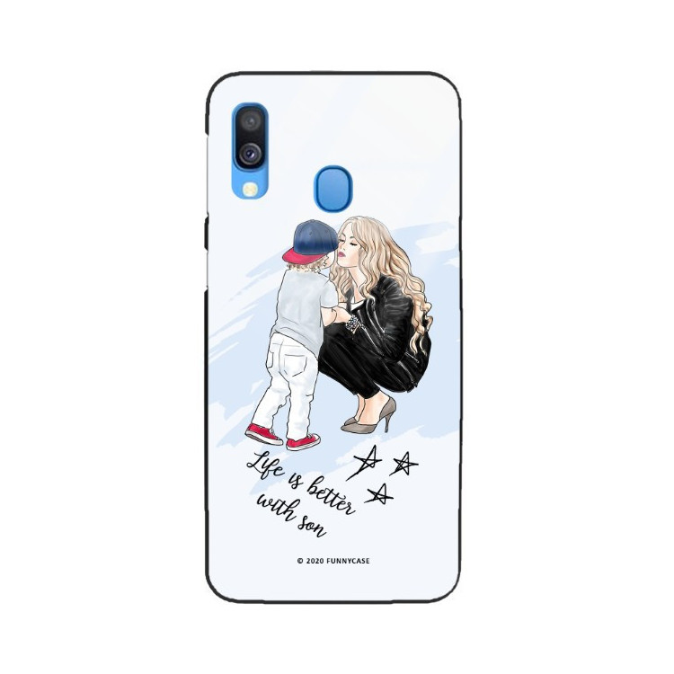 Etui Samsung GALAXY A40, ST_MOMLIFE103 Wzory - FunnyCase
