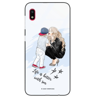 Etui Samsung GALAXY A10, ST_MOMLIFE103 Wzory - FunnyCase