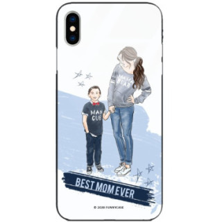 Etui Apple IPHONE X / XS, ST_MOMLIFE106 Wzory - FunnyCase