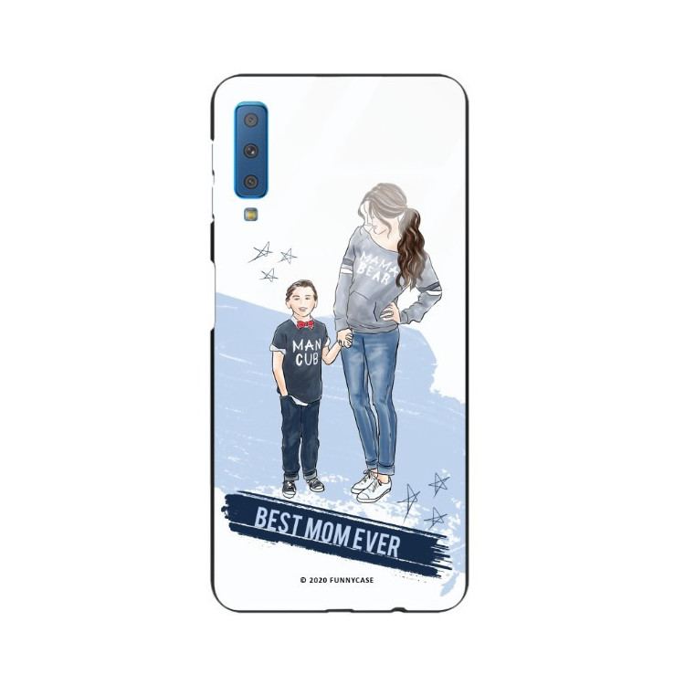 Etui Samsung GALAXY A7 2018, ST_MOMLIFE106 Wzory - FunnyCase