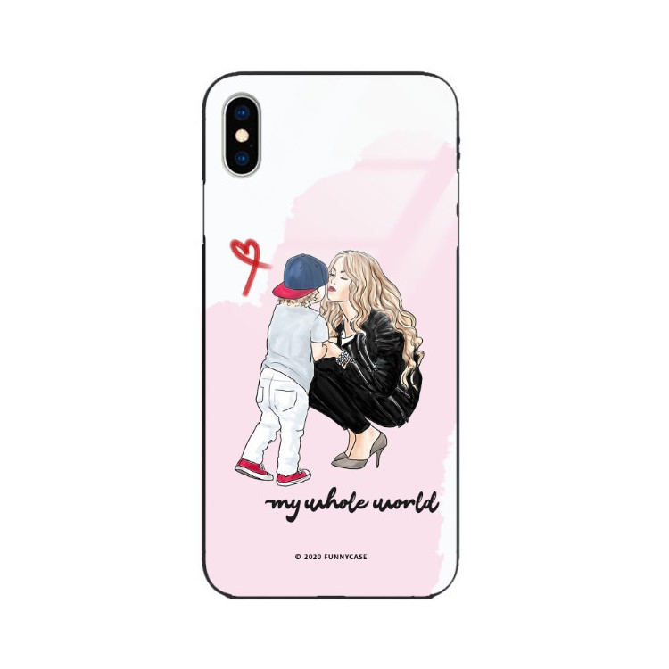 Etui Apple IPHONE X / XS, ST_MOMLIFE109 Wzory - FunnyCase