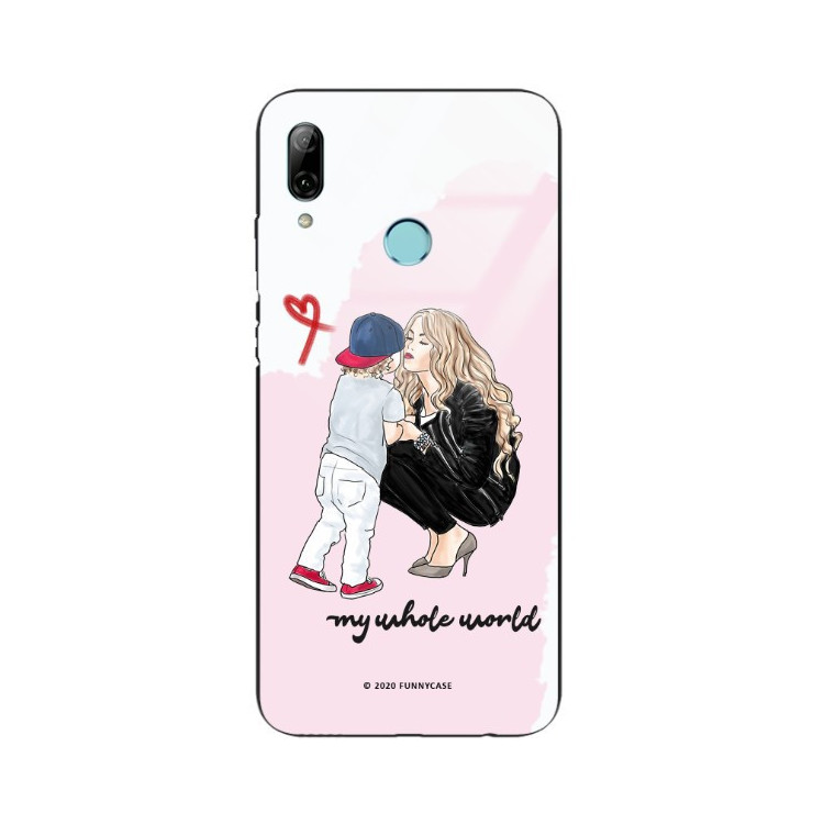 ETUI BLACK CASE GLASS NA TELEFON HUAWEI P SMART 2019 ST_MOMLIFE109