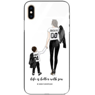 Etui Apple IPHONE XS MAX, ST_MOMLIFE112 Wzory - FunnyCase