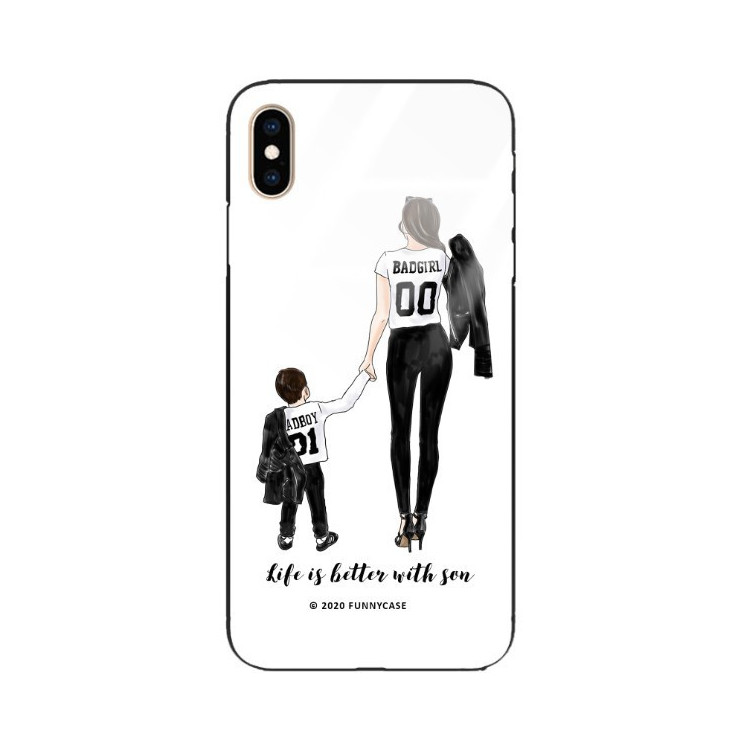 Etui Apple IPHONE XS MAX, ST_MOMLIFE112 Wzory - FunnyCase