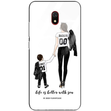 Etui Xiaomi REDMI 8A, ST_MOMLIFE112 Wzory - FunnyCase