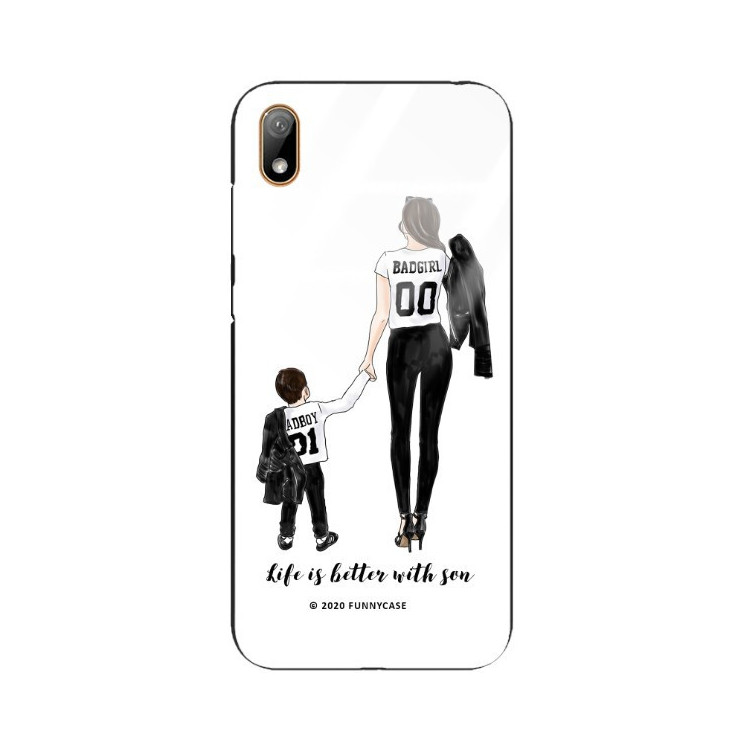 Etui Huawei Y5 2019, ST_MOMLIFE112 Wzory - FunnyCase