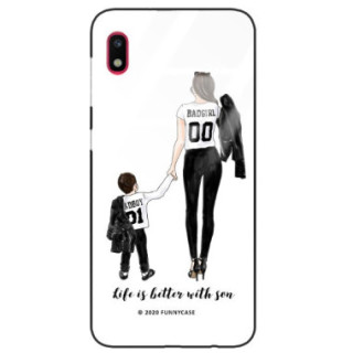 ETUI BLACK CASE GLASS NA TELEFON SAMSUNG GALAXY A10 ST_MOMLIFE112