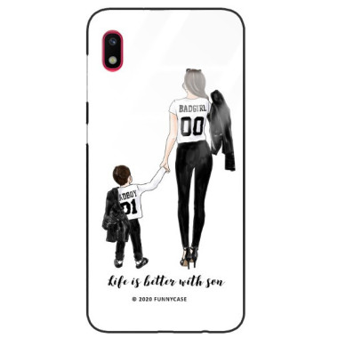 Etui Samsung GALAXY A10, ST_MOMLIFE112 Wzory - FunnyCase