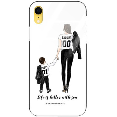 Etui Apple IPHONE XR, ST_MOMLIFE112 Wzory - FunnyCase