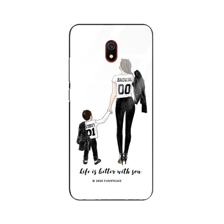 Etui Xiaomi REDMI 8A, ST_MOMLIFE112 Wzory - FunnyCase