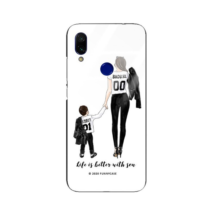Etui Xiaomi REDMI 7, ST_MOMLIFE112 Wzory - FunnyCase