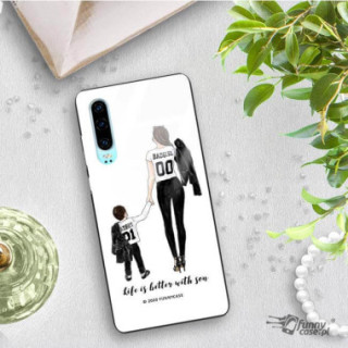 Etui Huawei P30, ST_MOMLIFE112 Wzory - FunnyCase