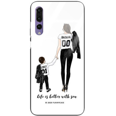Etui Huawei P20 PRO, ST_MOMLIFE112 Wzory - FunnyCase