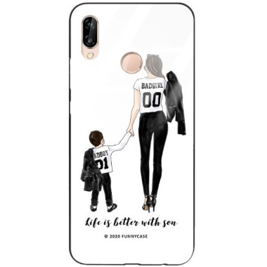 Etui Huawei P20 LITE, ST_MOMLIFE112 Wzory - FunnyCase