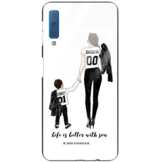 Etui Samsung GALAXY A7 2018, ST_MOMLIFE112 Wzory - FunnyCase