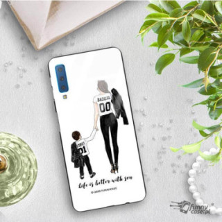 Etui Samsung GALAXY A7 2018, ST_MOMLIFE112 Wzory - FunnyCase