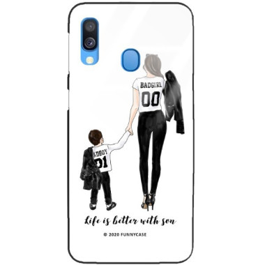 Etui Samsung GALAXY A40, ST_MOMLIFE112 Wzory - FunnyCase