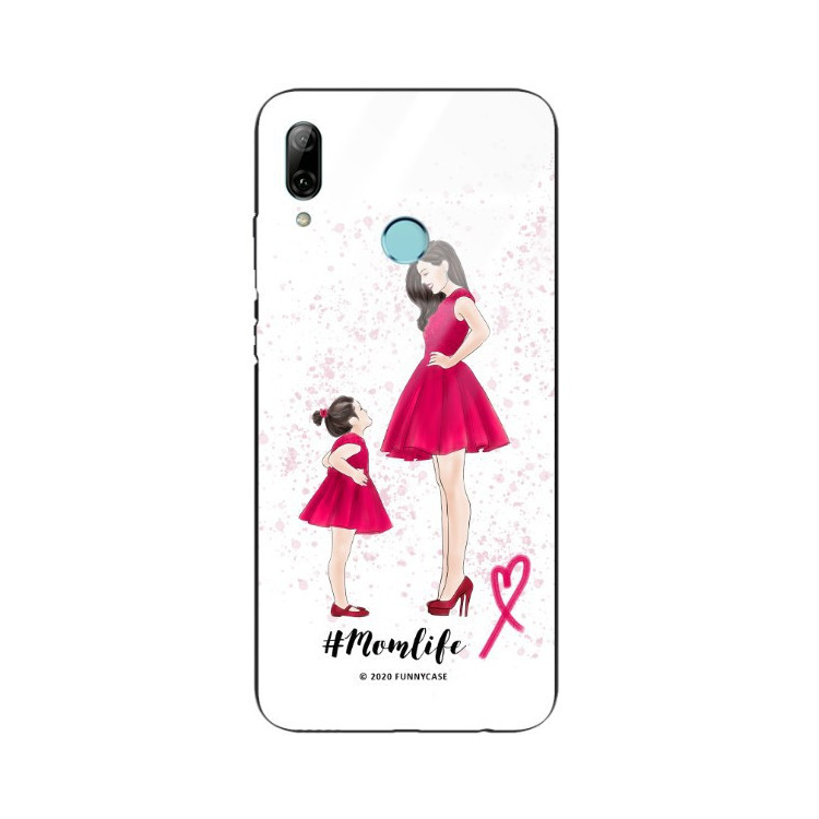 ETUI BLACK CASE GLASS NA TELEFON HUAWEI P SMART 2019 ST_MOMLIFE116