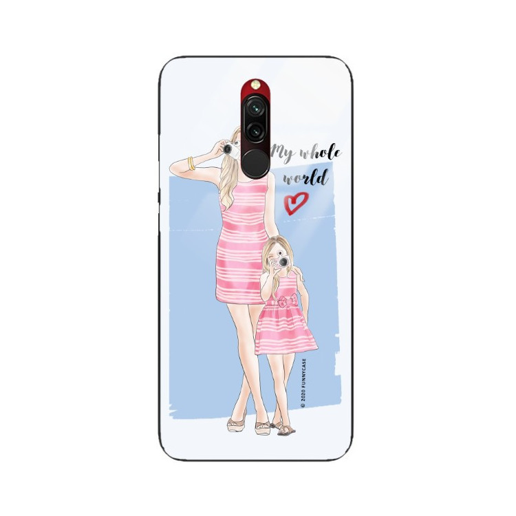 ETUI BLACK CASE GLASS NA TELEFON XIAOMI REDMI 8 ST_MOMLIFE117