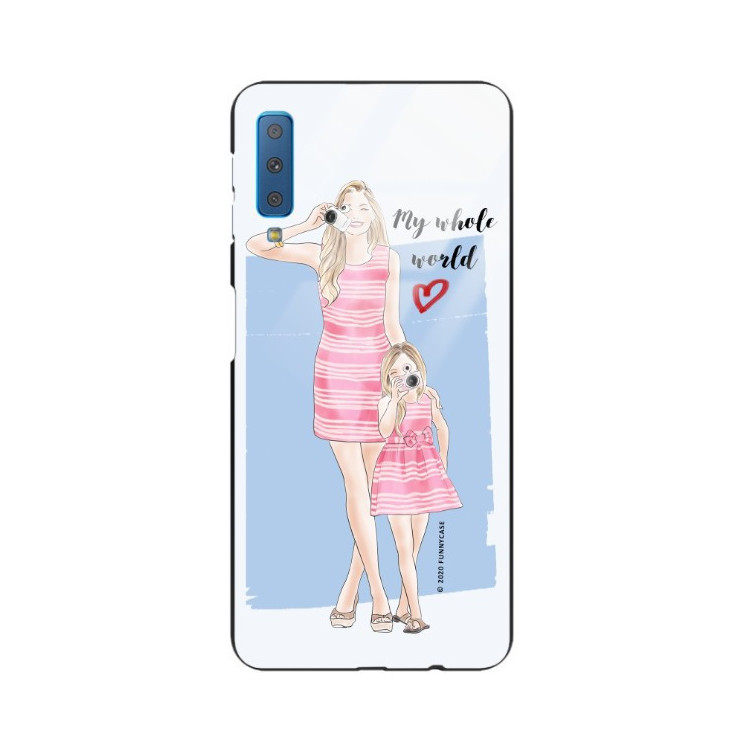 Etui Samsung GALAXY A7 2018, ST_MOMLIFE117 Wzory - FunnyCase