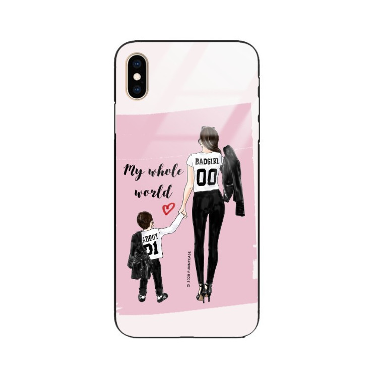 Etui Apple IPHONE XS MAX, ST_MOMLIFE119 Wzory - FunnyCase