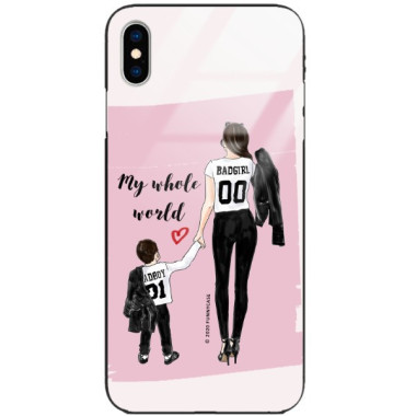 Etui Apple IPHONE X / XS, ST_MOMLIFE119 Wzory - FunnyCase