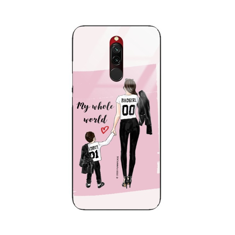 ETUI BLACK CASE GLASS NA TELEFON XIAOMI REDMI 8 ST_MOMLIFE119