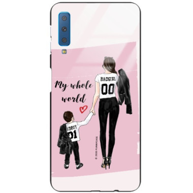 Etui Samsung GALAXY A7 2018, ST_MOMLIFE119 Wzory - FunnyCase