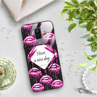 Etui Samsung GALAXY A6 2018, ST_RED112 Wzory - FunnyCase