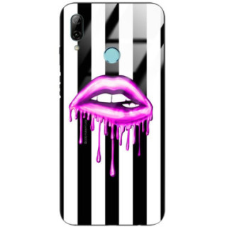 ETUI BLACK CASE GLASS NA TELEFON HUAWEI P SMART 2019 ST_RED120