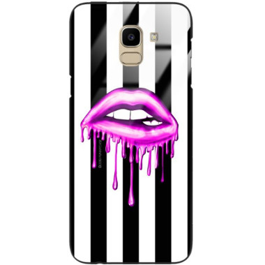 Etui Samsung GALAXY J6 2018, ST_RED120 Wzory - FunnyCase
