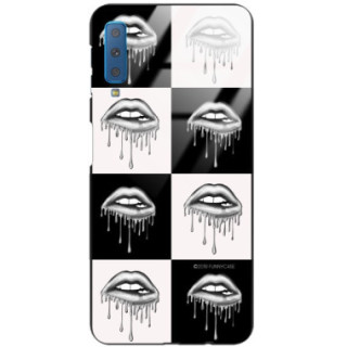 Etui Samsung GALAXY A7 2018, ST_RED124 Wzory - FunnyCase