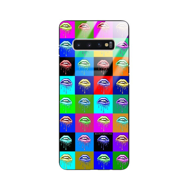 Etui Samsung GALAXY S10 PLUS, ST_RED128 Wzory - FunnyCase