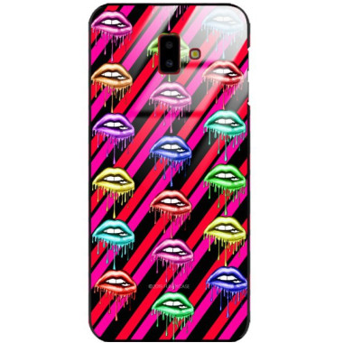 Etui Samsung GALAXY J6 PLUS 2018, ST_RED129 Wzory - FunnyCase