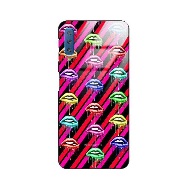 Etui Samsung GALAXY A7 2018, ST_RED129 Wzory - FunnyCase