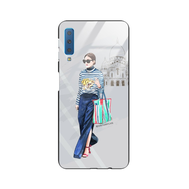 Etui Samsung GALAXY A7 2018, ST_STF101 Wzory - FunnyCase