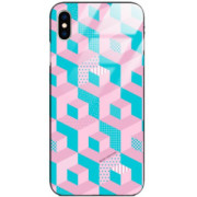 ETUI BLACK CASE GLASS NA TELEFON APPLE IPHONE X / XS ST_VHS104