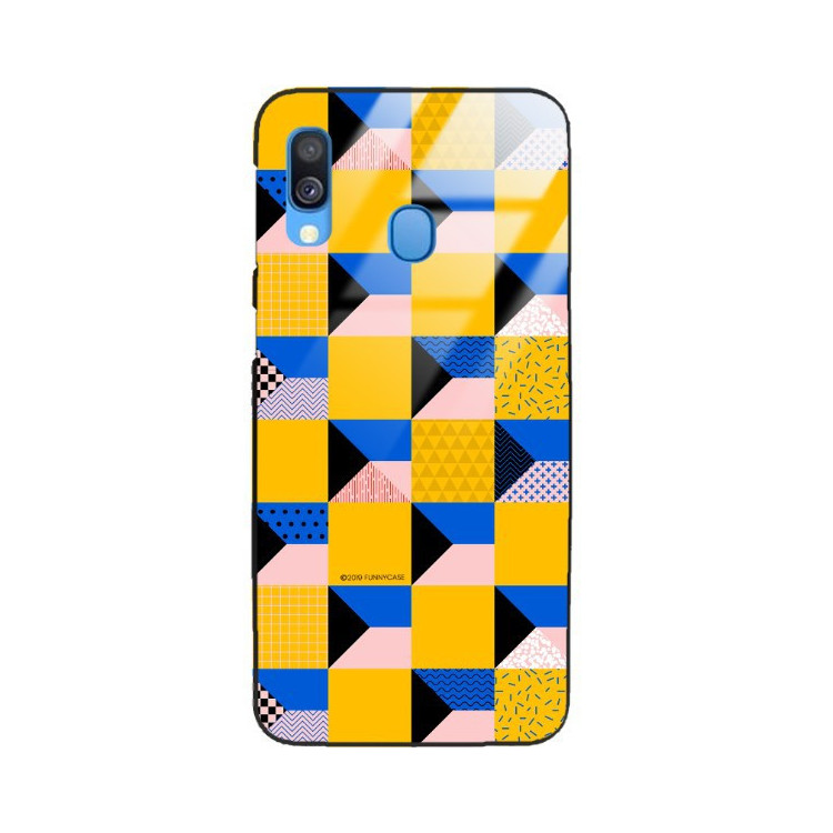 ETUI BLACK CASE GLASS NA TELEFON SAMSUNG GALAXY A40 ST_VHS113