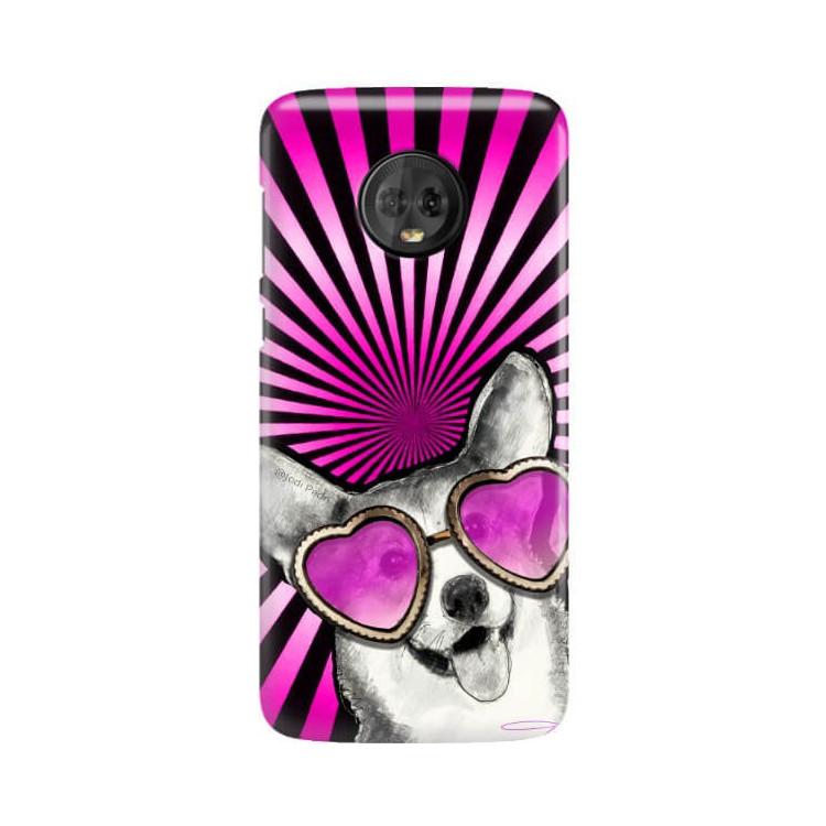 Etui Motorola MOTO G6, Etui Jodi Pedri Transparentny - FunnyCase