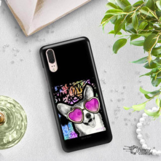 Etui Huawei P20, Etui Jodi Pedri Transparentny - FunnyCase