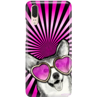 Etui Huawei P20, Etui Jodi Pedri Transparentny - FunnyCase