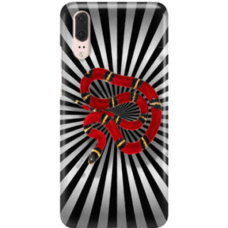 Etui Huawei P20, Etui Jodi Pedri Transparentny - FunnyCase