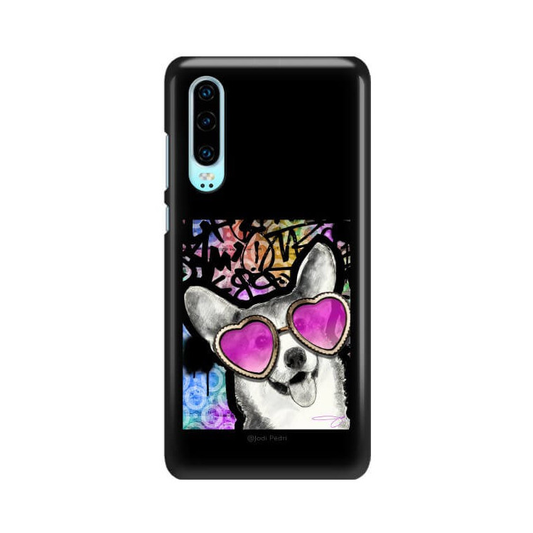 Etui Huawei P30, Etui Jodi Pedri Transparentny - FunnyCase
