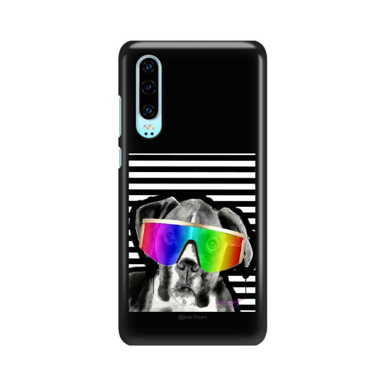Etui Huawei P30, Etui Jodi Pedri Transparentny - FunnyCase