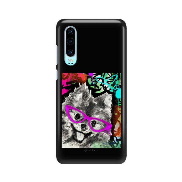 Etui Huawei P30, Etui Jodi Pedri Transparentny - FunnyCase