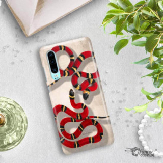 Etui Huawei P30, Etui Jodi Pedri Transparentny - FunnyCase