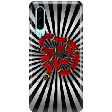 Etui Huawei P30, Etui Jodi Pedri Transparentny - FunnyCase