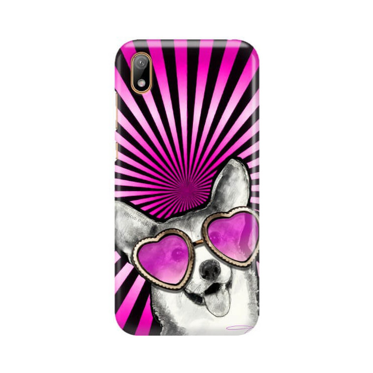 Etui Huawei Y5 2019, Etui Jodi Pedri Transparentny - FunnyCase