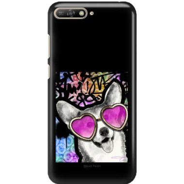 Etui Huawei Y6 2018, Etui Jodi Pedri Transparentny - FunnyCase