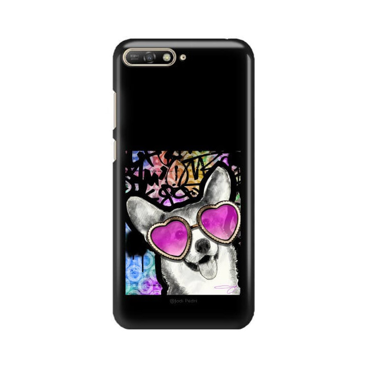 Etui Huawei Y6 2019, Etui Jodi Pedri Transparentny - FunnyCase